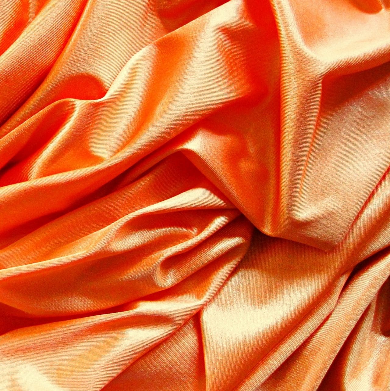 orange jersey knit fabric