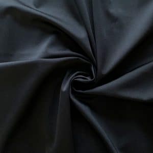 Shiny Black Tricot Fabric - Carvico Sumatra Nylon Lycra 4 way stretch fabric for swim - Solid Stone Fabrics, Inc.