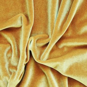 Solid Gold Velvet Fabric - Gold Velvet By The Yard - Solid Stone Fabrics, Inc.