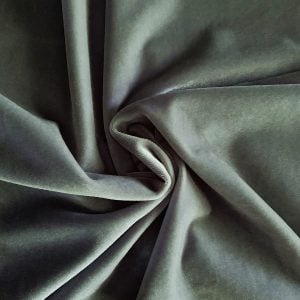 Solid Grey Velvet Fabric - Fabric By the Yard - Solid Stone Fabrics, Inc.