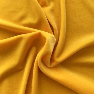 Solid Yellow Velvet Fabric - Velvet Fabrics By The Yard - Solid Stone Fabrics, Inc.