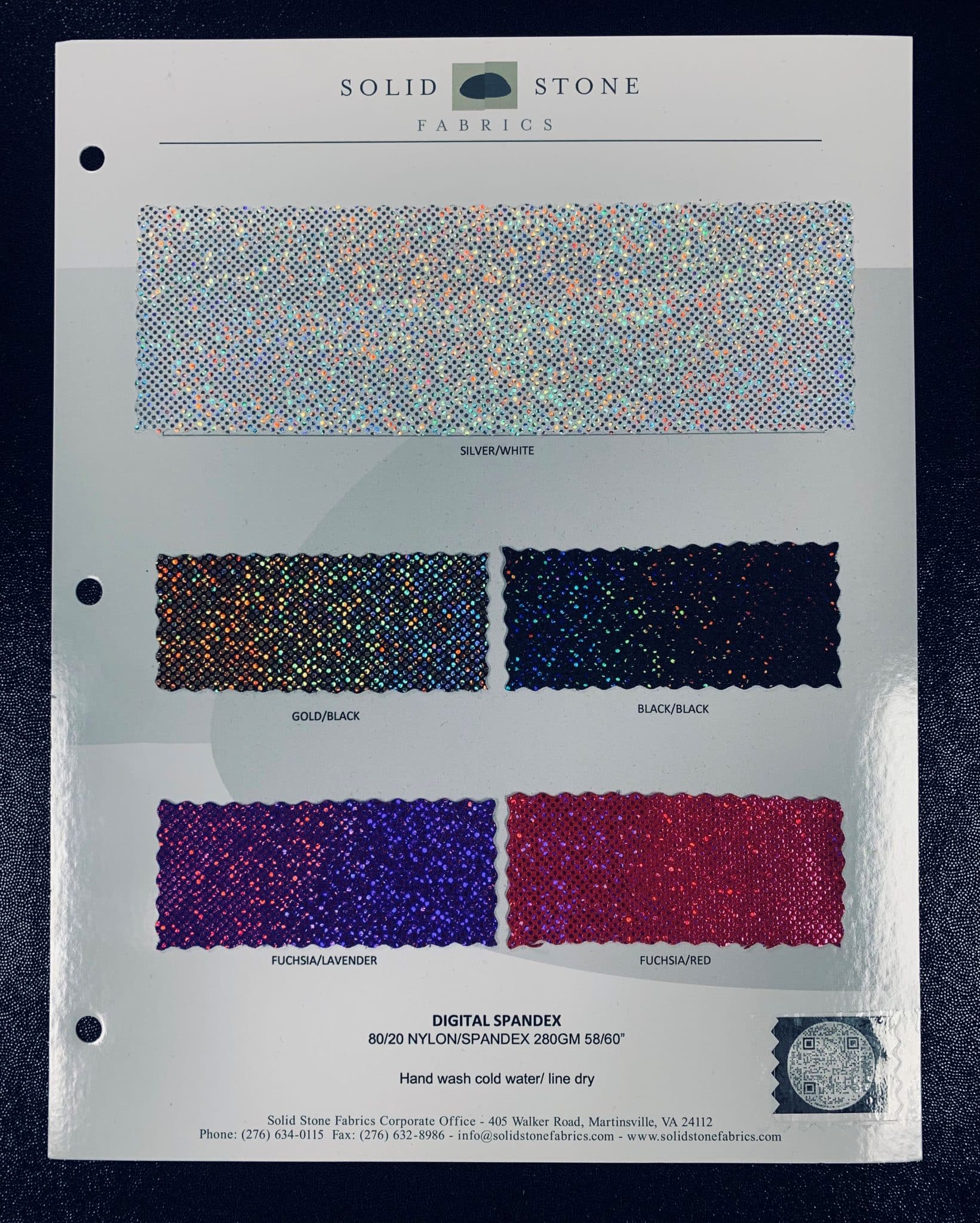 Digital Hologram – Color Card