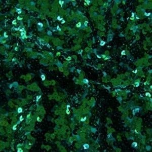 Full Coverage Forest Green Sequin Fabric