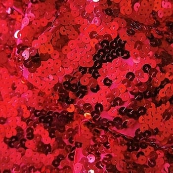 Full Coverage Red Sequin Fabric