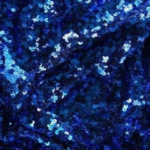 Full Coverage Royal Blue Sequin Fabric