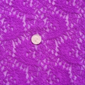Fuchsia Stretch Lace Fabric