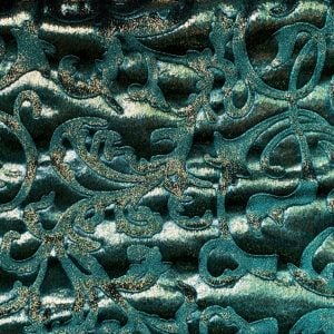 Green Embossed Velvet Fabric By The Yard - Solid Stone Fabrics, Inc. - Online and Wholesale Fabric Supplier