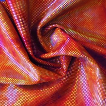 Red Tie Dye Stretch Fabric