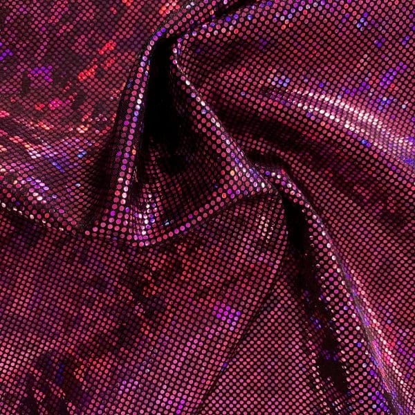 Fuchsia Shattered Glass Fabric - SOLID STONE FABRICS, INC.