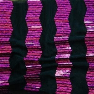 Fuchsia Sequin Mesh Fabrics