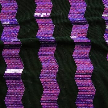 PURPLE SEQUIN MESH FABRIC BY THE YARD