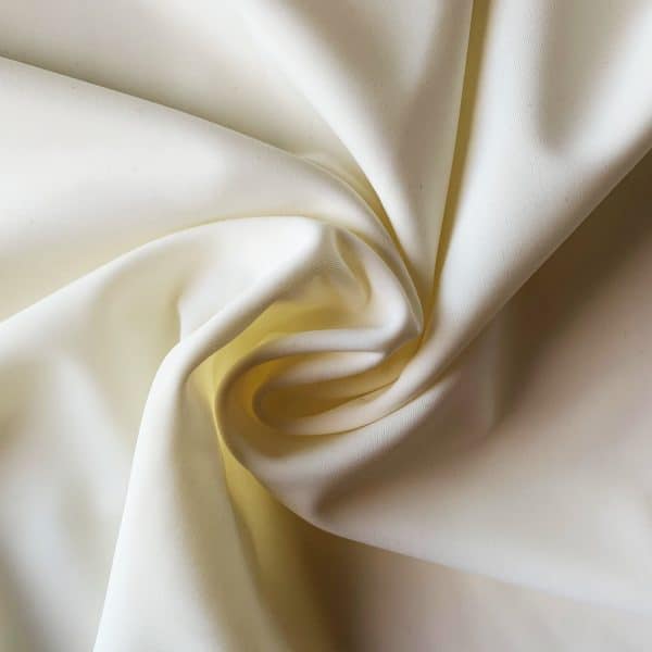 Off White Nylon Lycra Swimwear Fabric