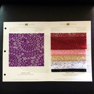 Stretch Lace Fabric Swatches