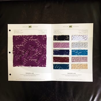 Floral Lace Fabric Swatches