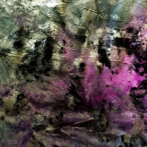 Vintage Purple Distressed Foil fabric features multiple distressed foils in shades of grey, black, silver and purple with a subtle crinkly texture, for lots of textural interest. - Online Fabric Shop - Solid Stone Fabrics, Inc.