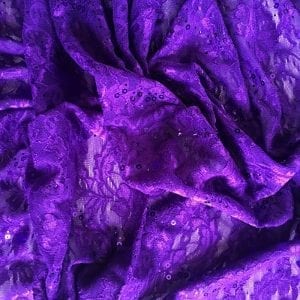 Purple Lace Fabric