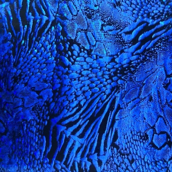 Royal Blue Animal Print Fabric