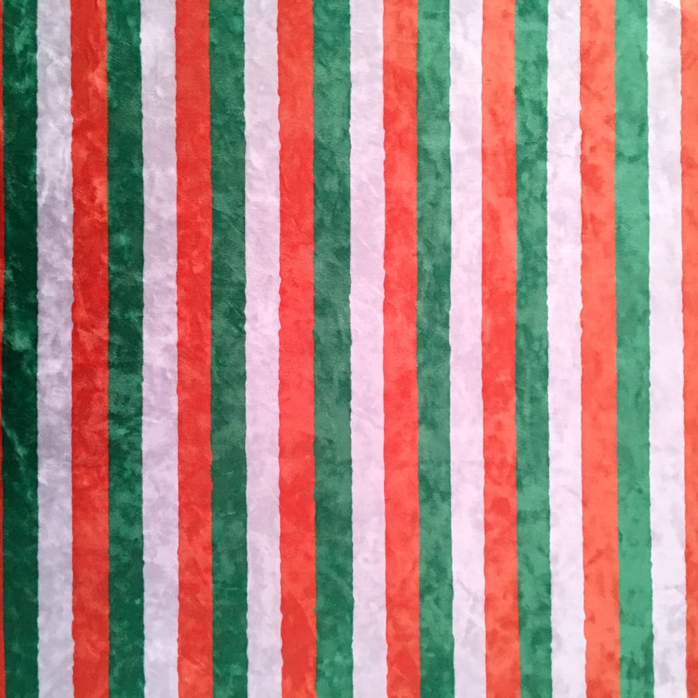 Multicolor Striped Printed Lycra
