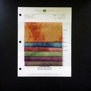 Psychedelic Tie Dye Mesh Swatches / Color card