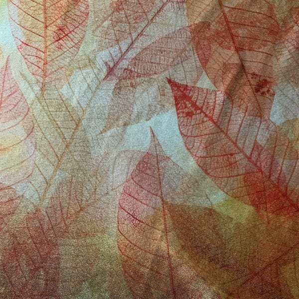 Fall Leaves Print Fabric