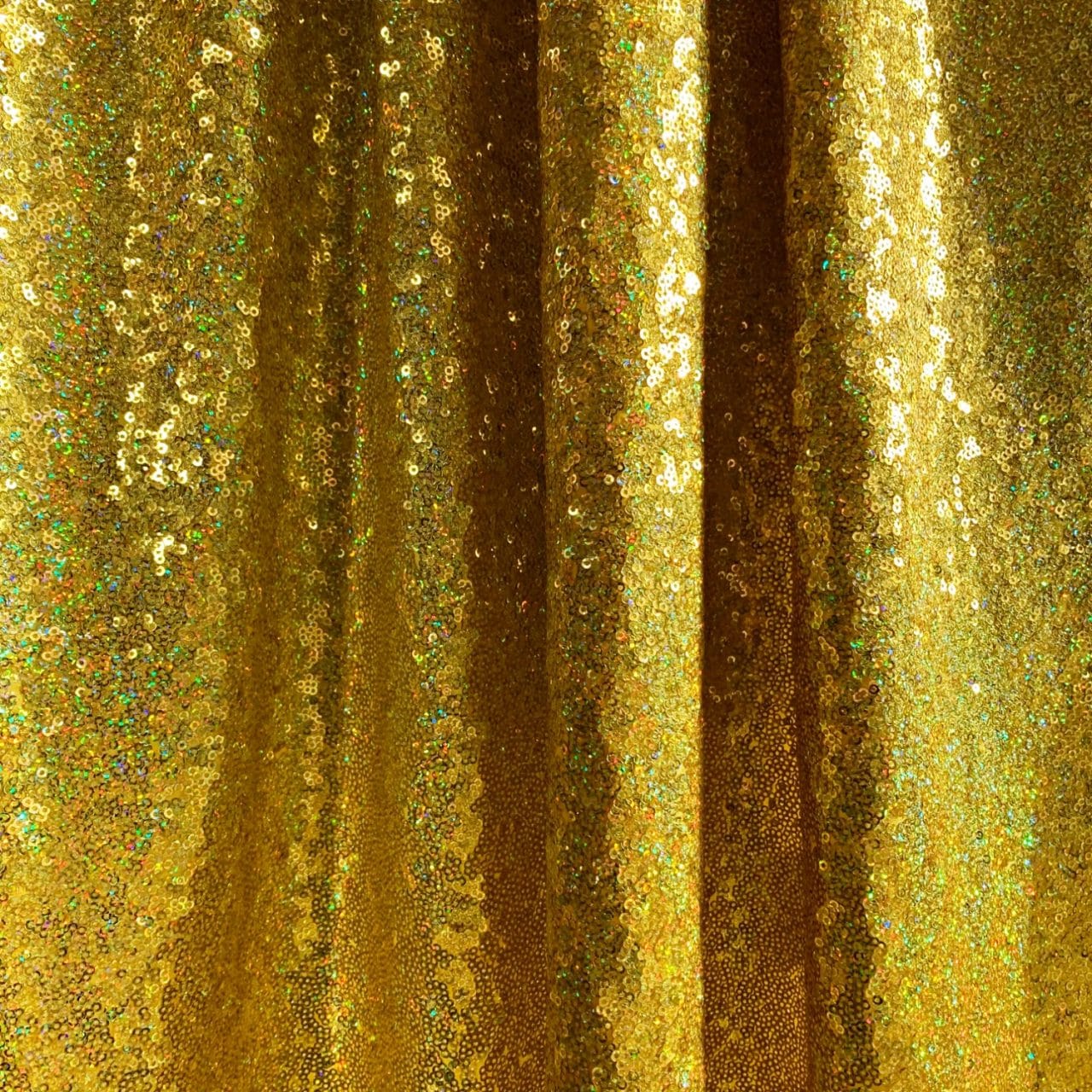 Chartreuse Hologram Sequin Fabric