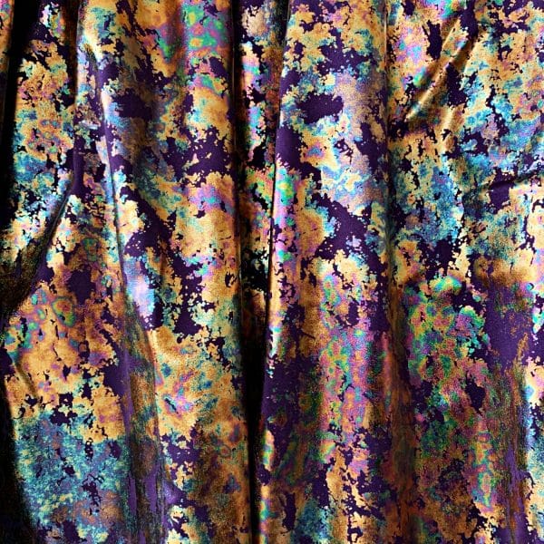Purple Oil Spill Fabric