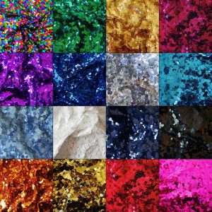 Full Coverage Sequin Fabric - Wholesale Fabric By The Yard - Solid Stone Fabrics, Inc. - USA Based Fabric Shop Since 2003