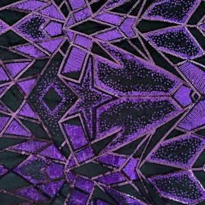 Lavender Sequin Velvet Fabric