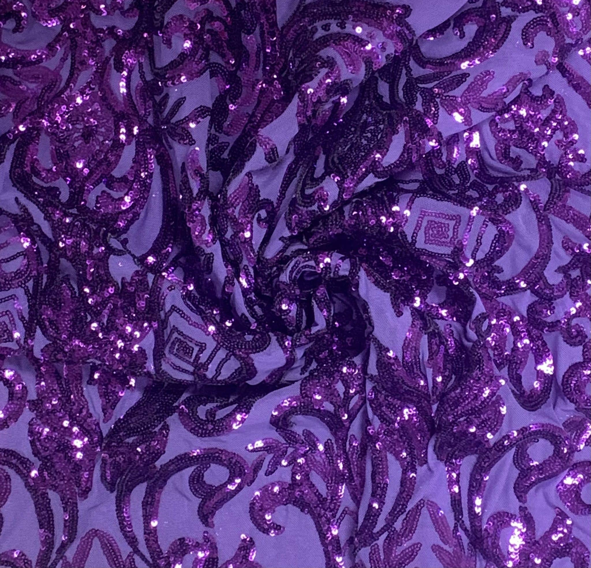 Elegant 2 Way All Over Stretch Sequin Fabric